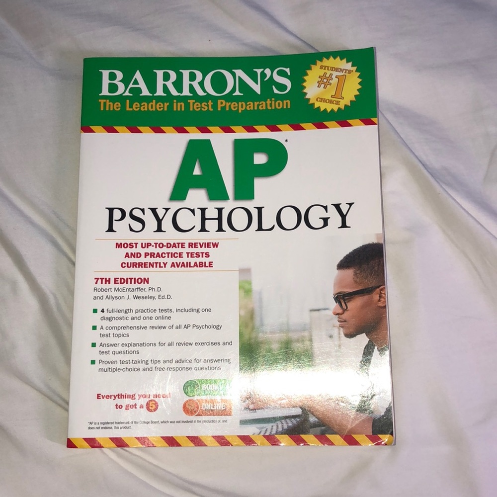 Barron’s AP Psychology study book